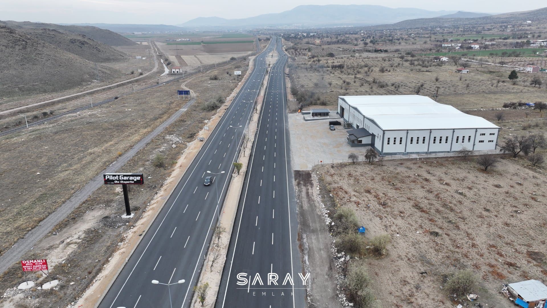 İNCESU YOLU ÜZERİNDE 3000m2 KİRALIK FABRİKA
