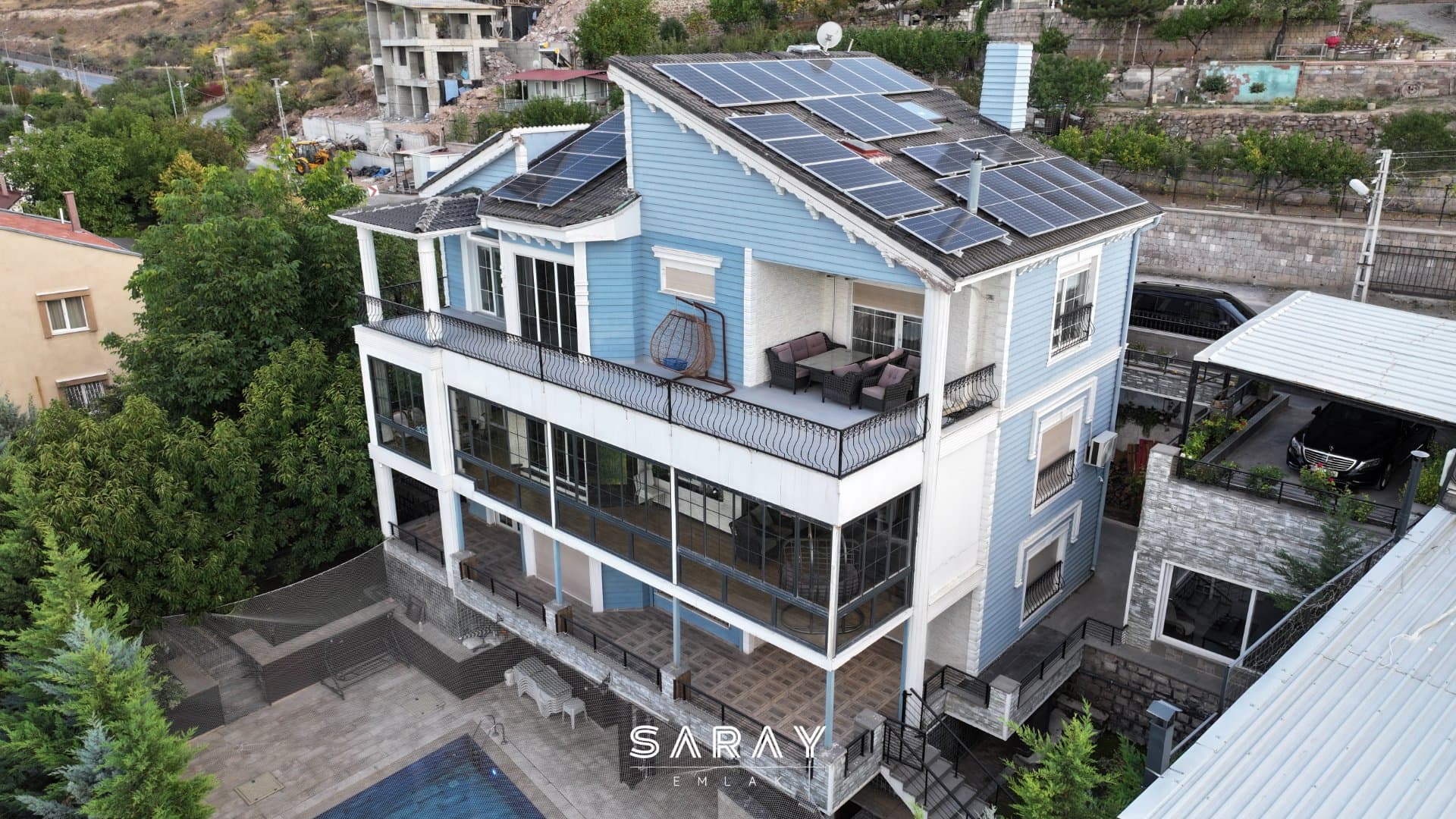 Muhteşem manzaraya karşı, Talasın en güzel villasına Hoşgeldiniz