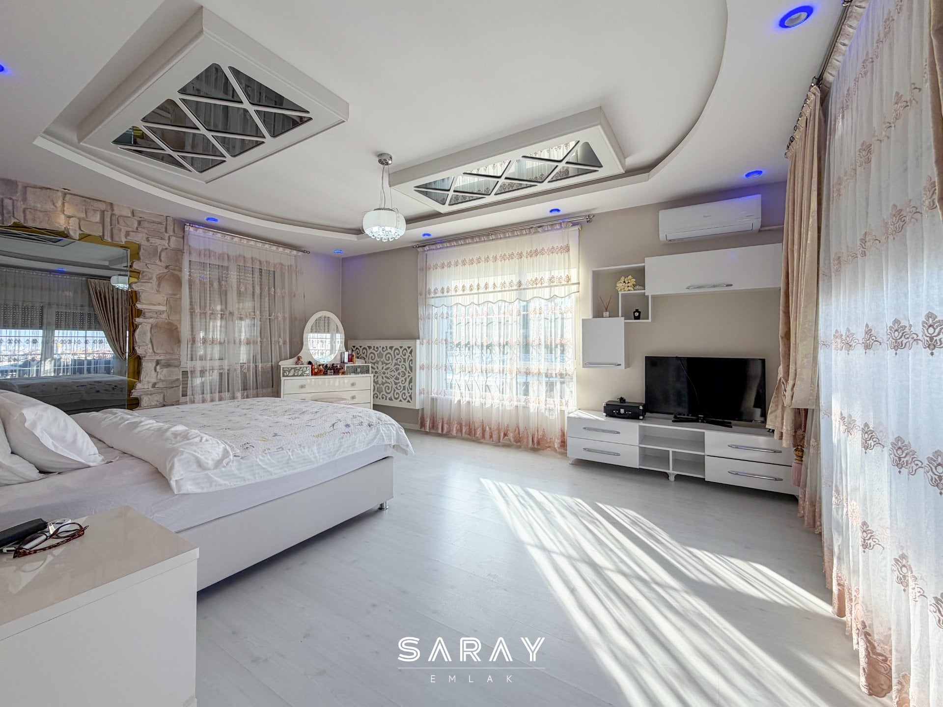 Talas’ta Muhteşem Kayseri Manzaralı Ultra Konforlu Satılık Villa - 34