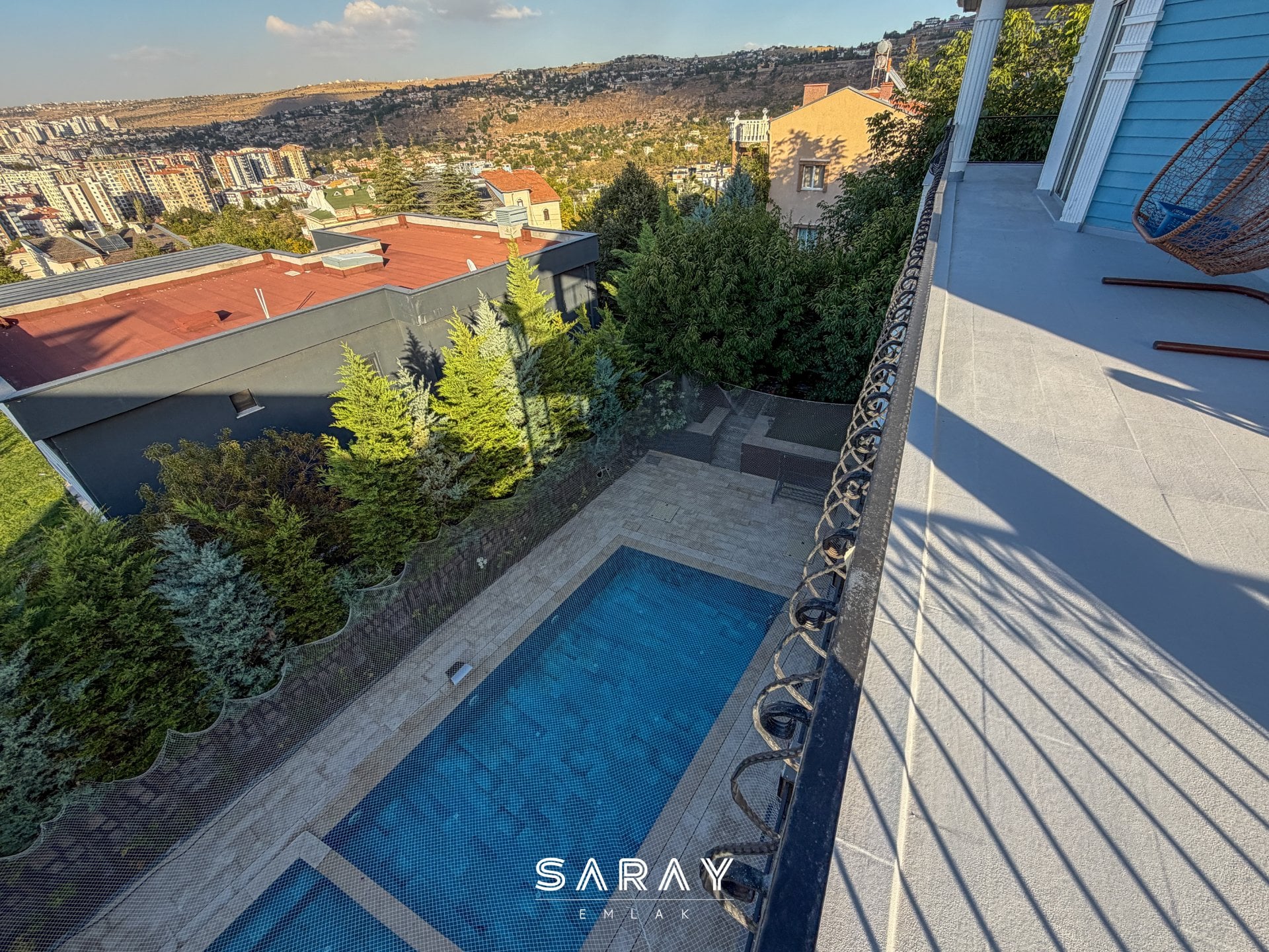 Talas’ta Muhteşem Kayseri Manzaralı Ultra Konforlu Satılık Villa - 43