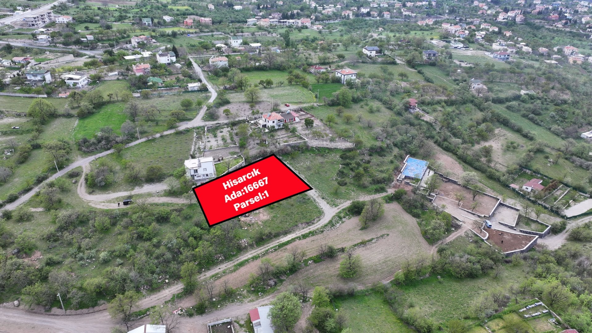 Hisarcık'da 946m2 İmar çapı Hazır Villa Parseli - 2