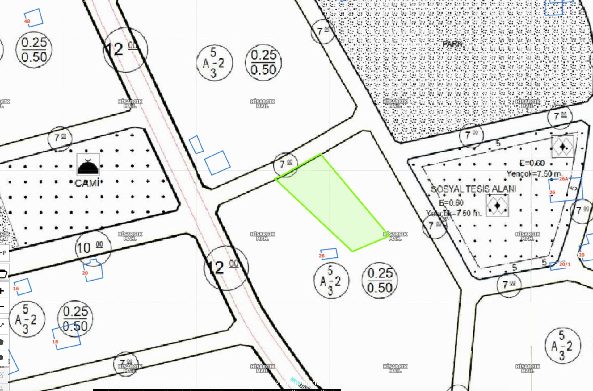 Hisarcık'da 946m2 İmar çapı Hazır Villa Parseli - 5