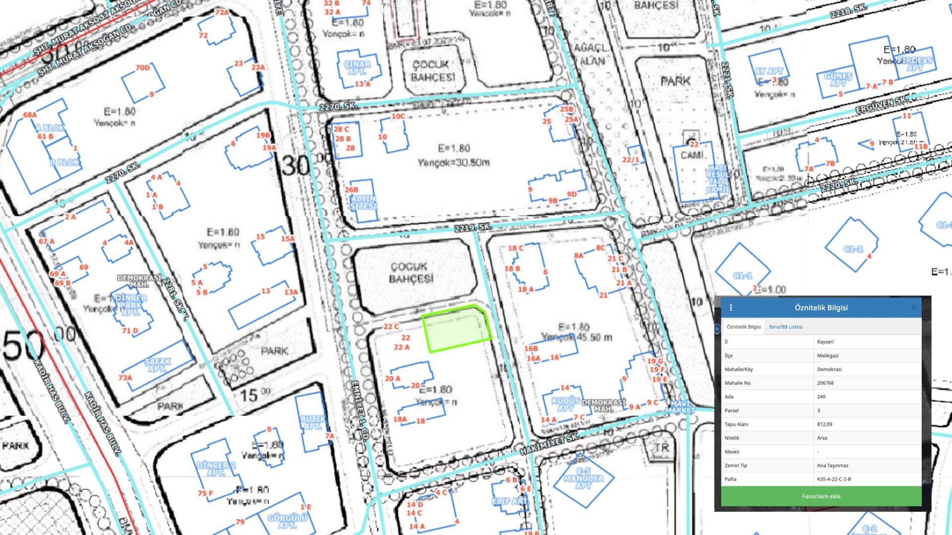 TOKİ Demokrasi Mahallesinde 812 m² Köşe Parsel Satılık - 7