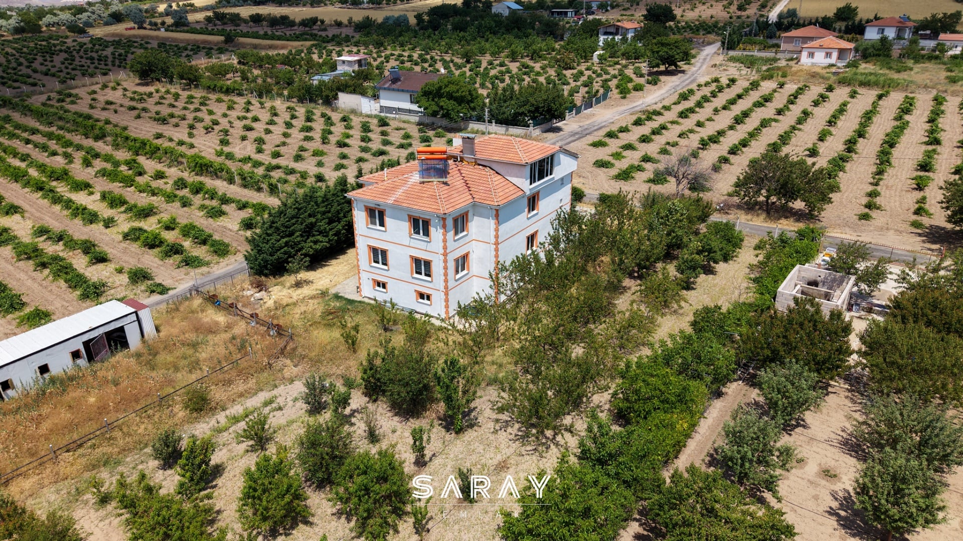 Kayseri İncesu'da 2.076 m² Bahçeli 3 Katlı Bağ Evi - 41