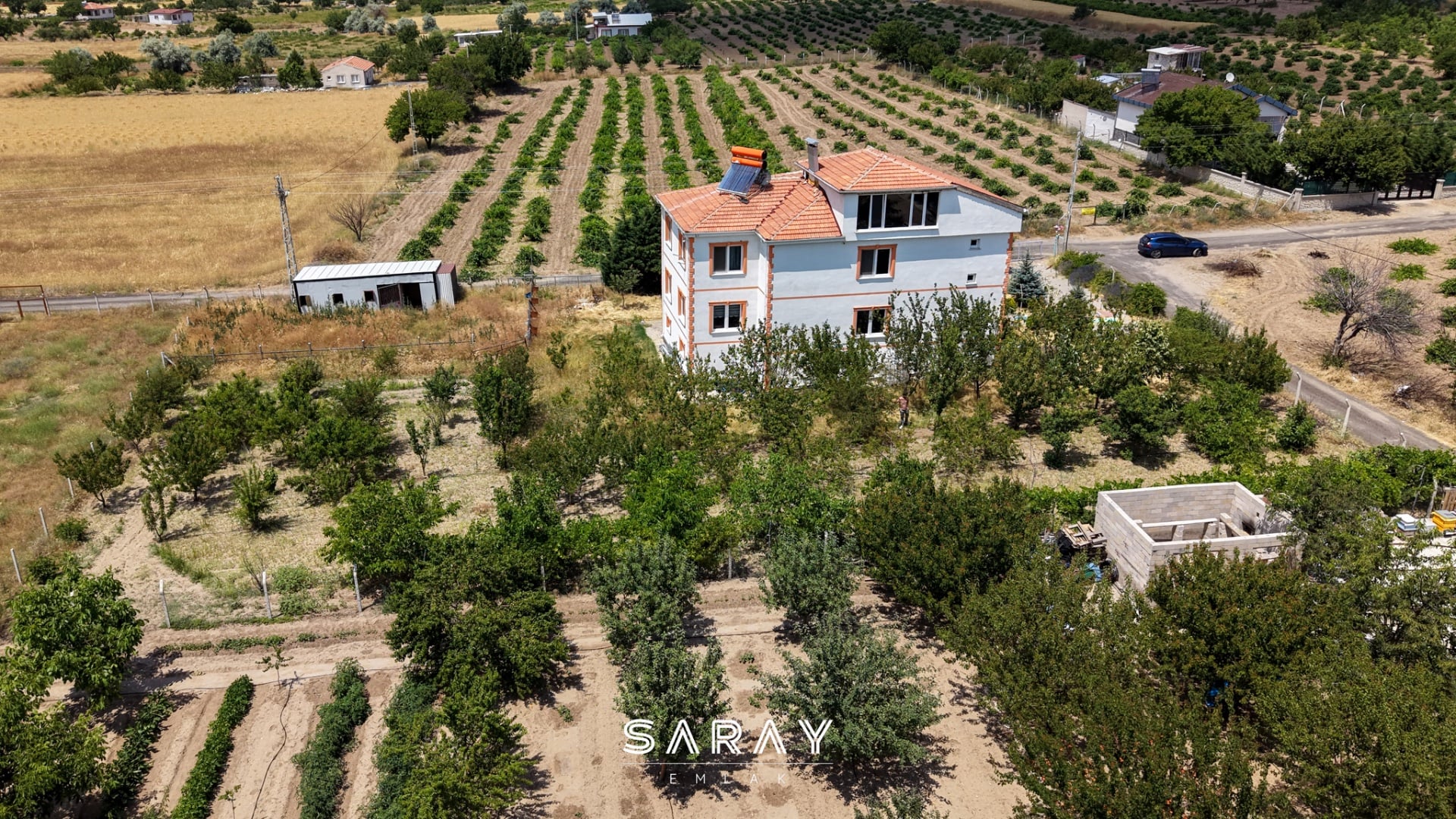 Kayseri İncesu'da 2.076 m² Bahçeli 3 Katlı Bağ Evi - 42
