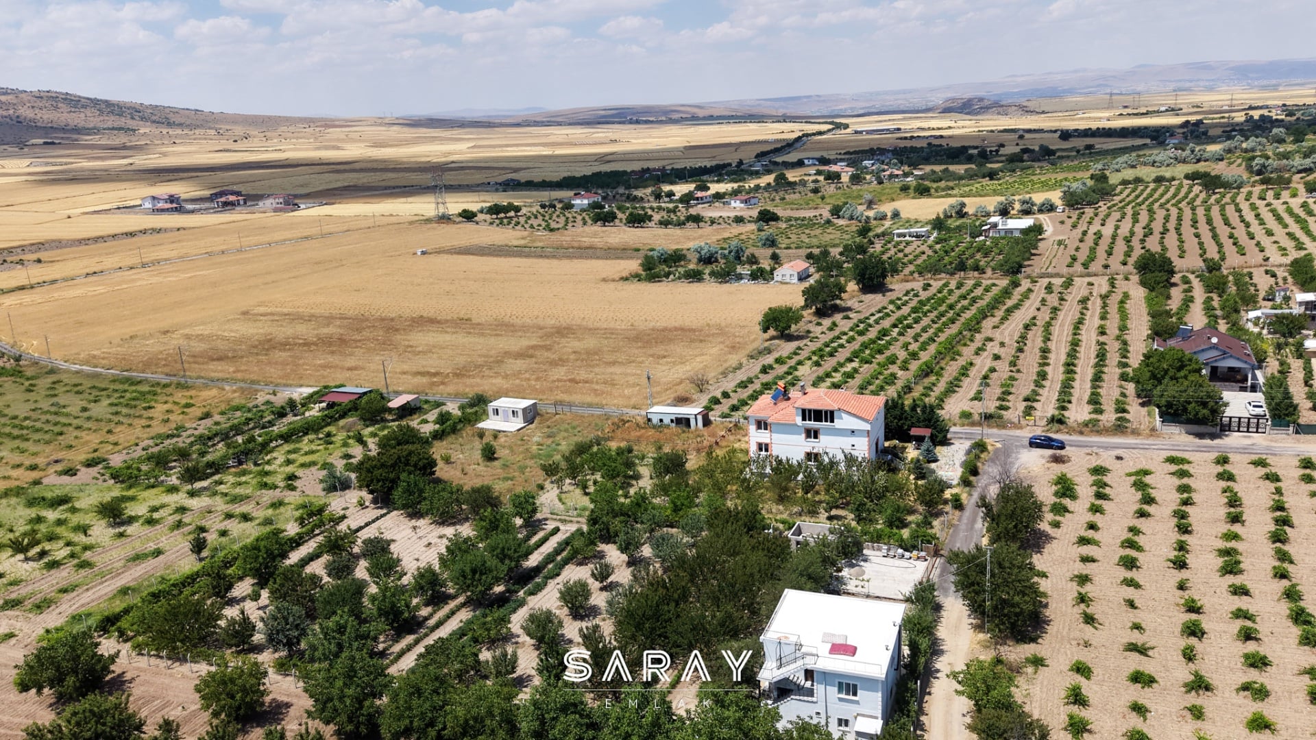 Kayseri İncesu'da 2.076 m² Bahçeli 3 Katlı Bağ Evi - 45