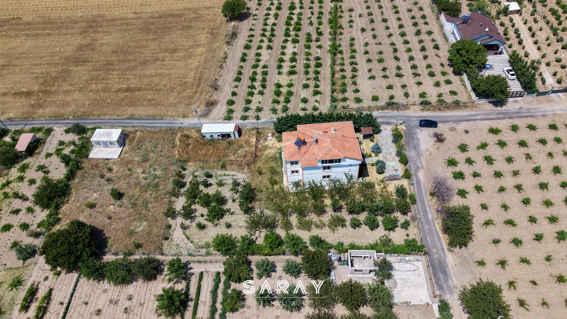 Kayseri İncesu'da 2.076 m² Bahçeli 3 Katlı Bağ Evi - 47