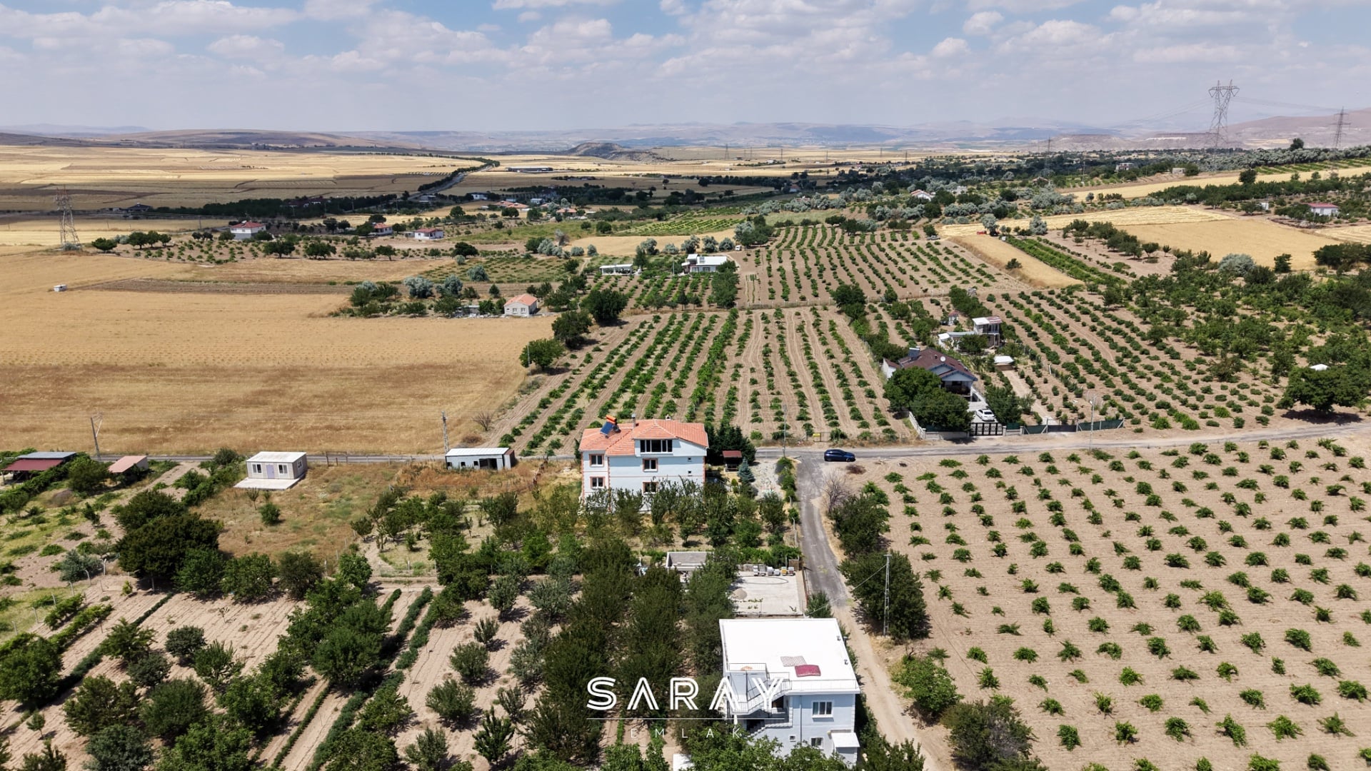 Kayseri İncesu'da 2.076 m² Bahçeli 3 Katlı Bağ Evi - 46