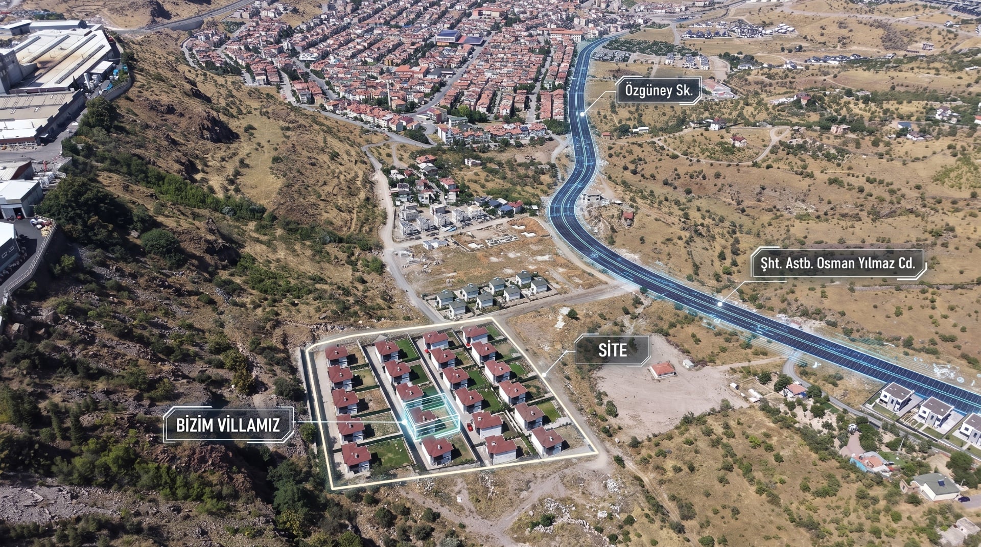 BECEN YAMAÇ VİLLALARI'NDA 500m² BAHÇELİ | 3,5+1 LÜKS VİLLA - 2