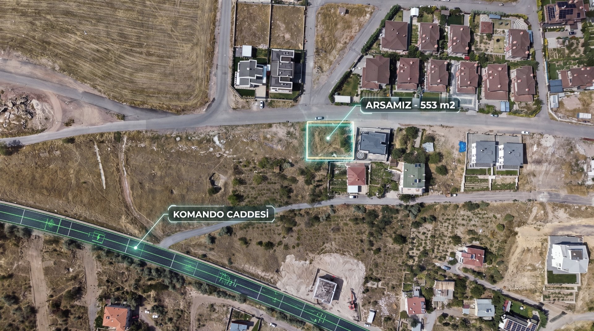 KOMANDO CD. YAKINI, ALTYAPISI HAZIR SIFIR MASRAFLI VİLLA PARSELİ - 2